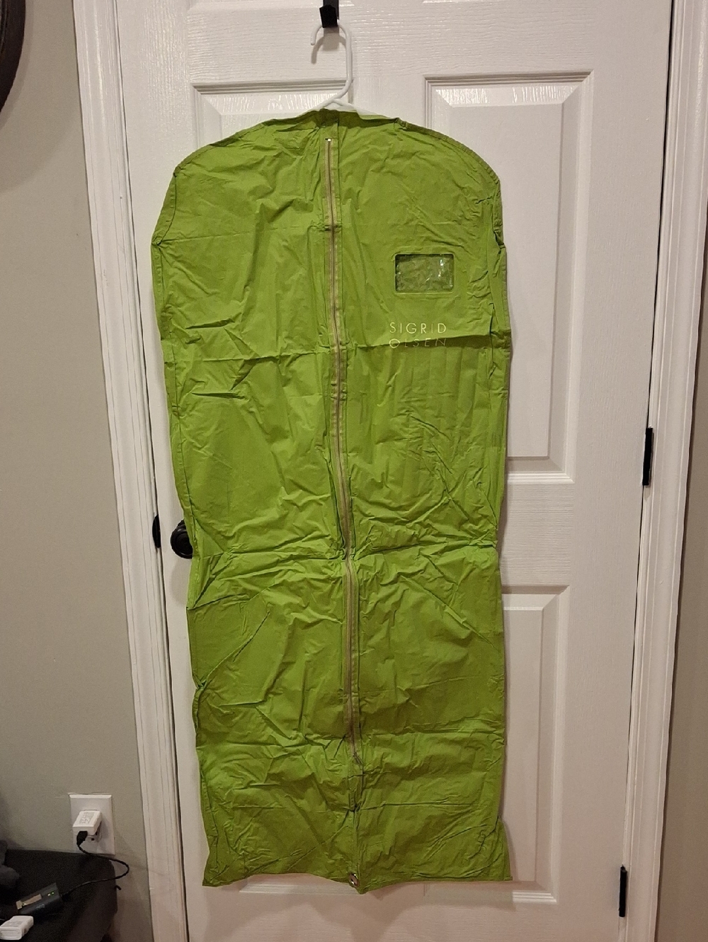 Sigrid Olsen Bright Lime Green Travel Garment Bag. ( 4 Bags)